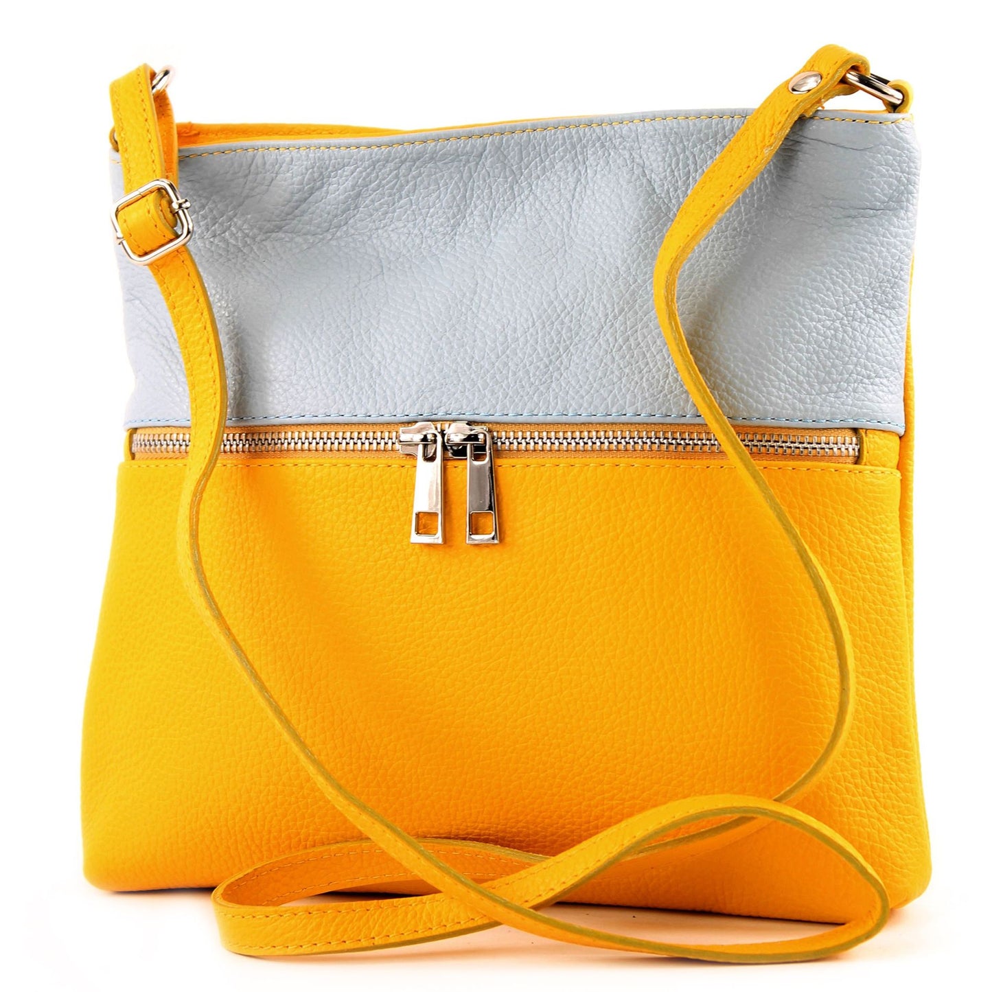 modamoda de T144 Damen Leder Umhängetasche Schultertasche Messenger bag handmade in Italy