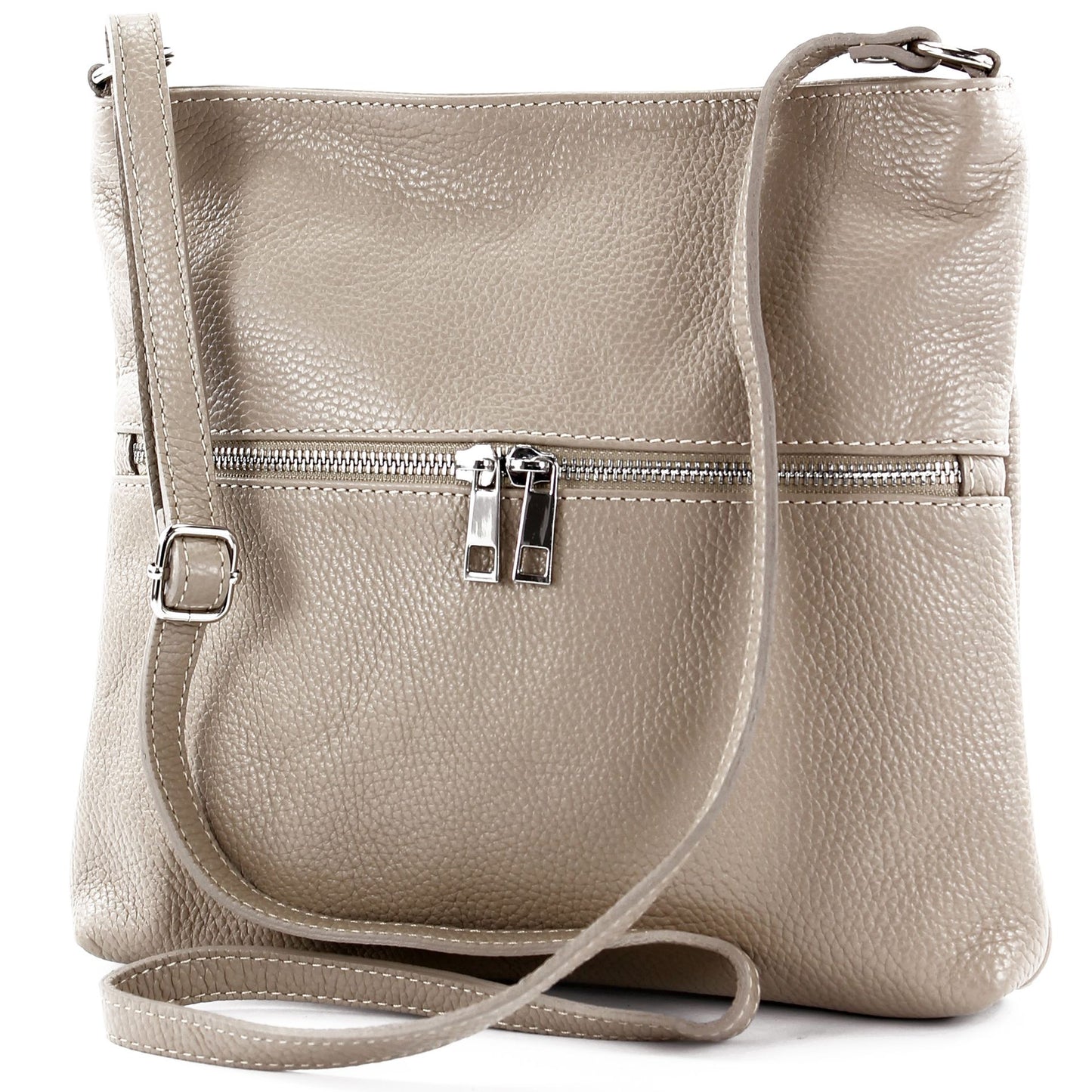 modamoda de T144 Damen Leder Umhängetasche Schultertasche Messenger bag handmade in Italy