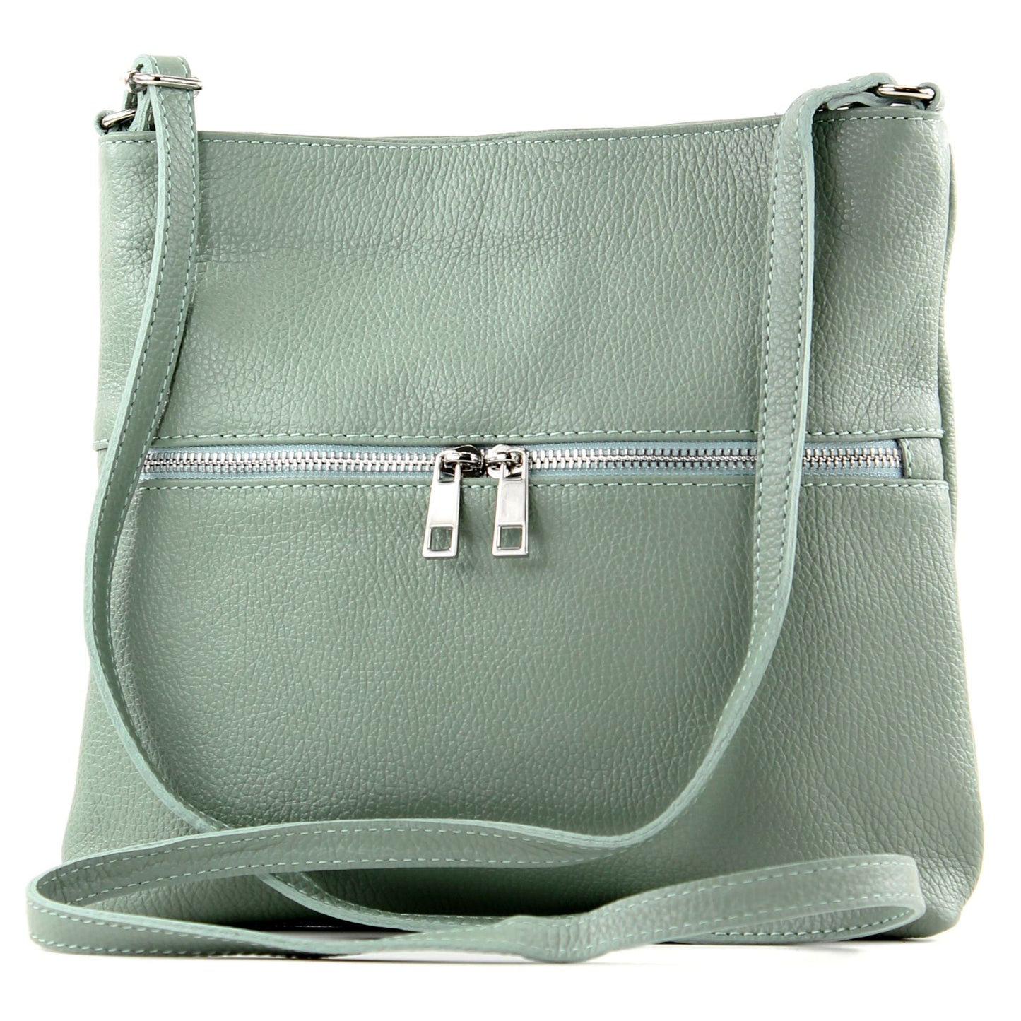 modamoda de T144 Damen Leder Umhängetasche Schultertasche Messenger bag handmade in Italy