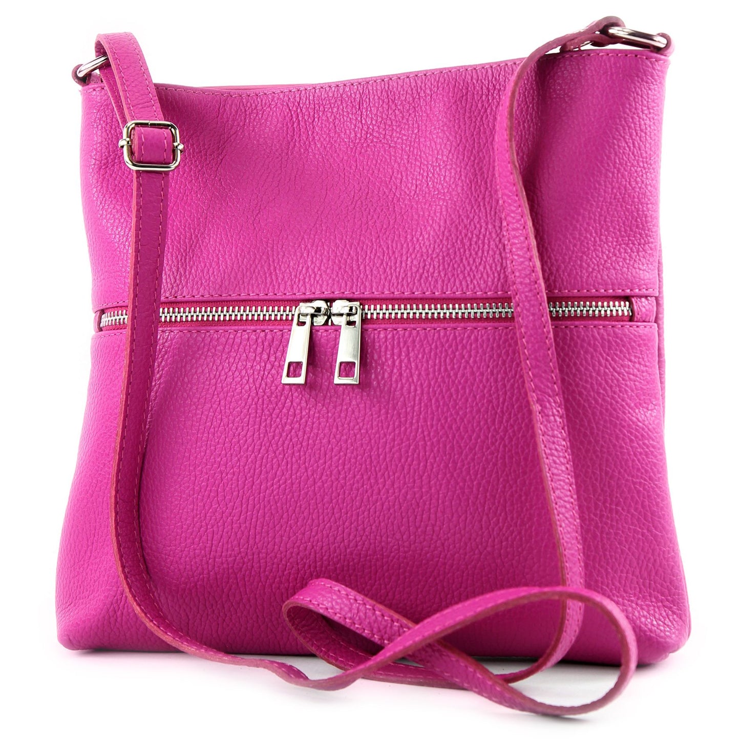 modamoda de T144 Damen Leder Umhängetasche Schultertasche Messenger bag handmade in Italy