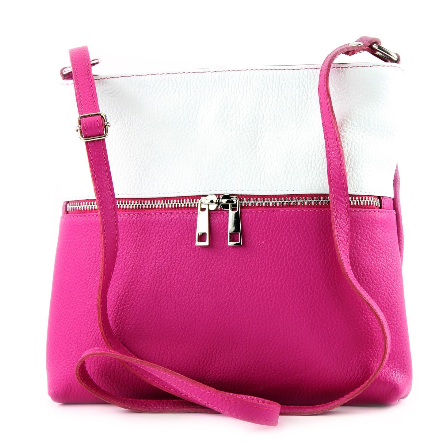 modamoda de T144 Damen Leder Umhängetasche Schultertasche Messenger bag handmade in Italy