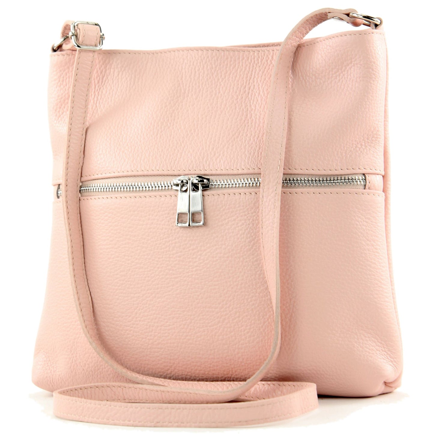 modamoda de T144 Damen Leder Umhängetasche Schultertasche Messenger bag handmade in Italy