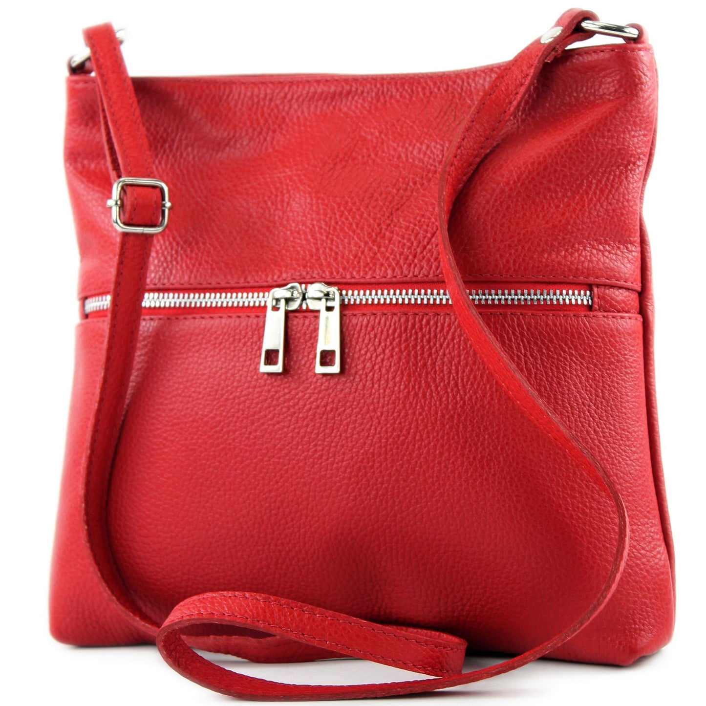 modamoda de T144 Damen Leder Umhängetasche Schultertasche Messenger bag handmade in Italy