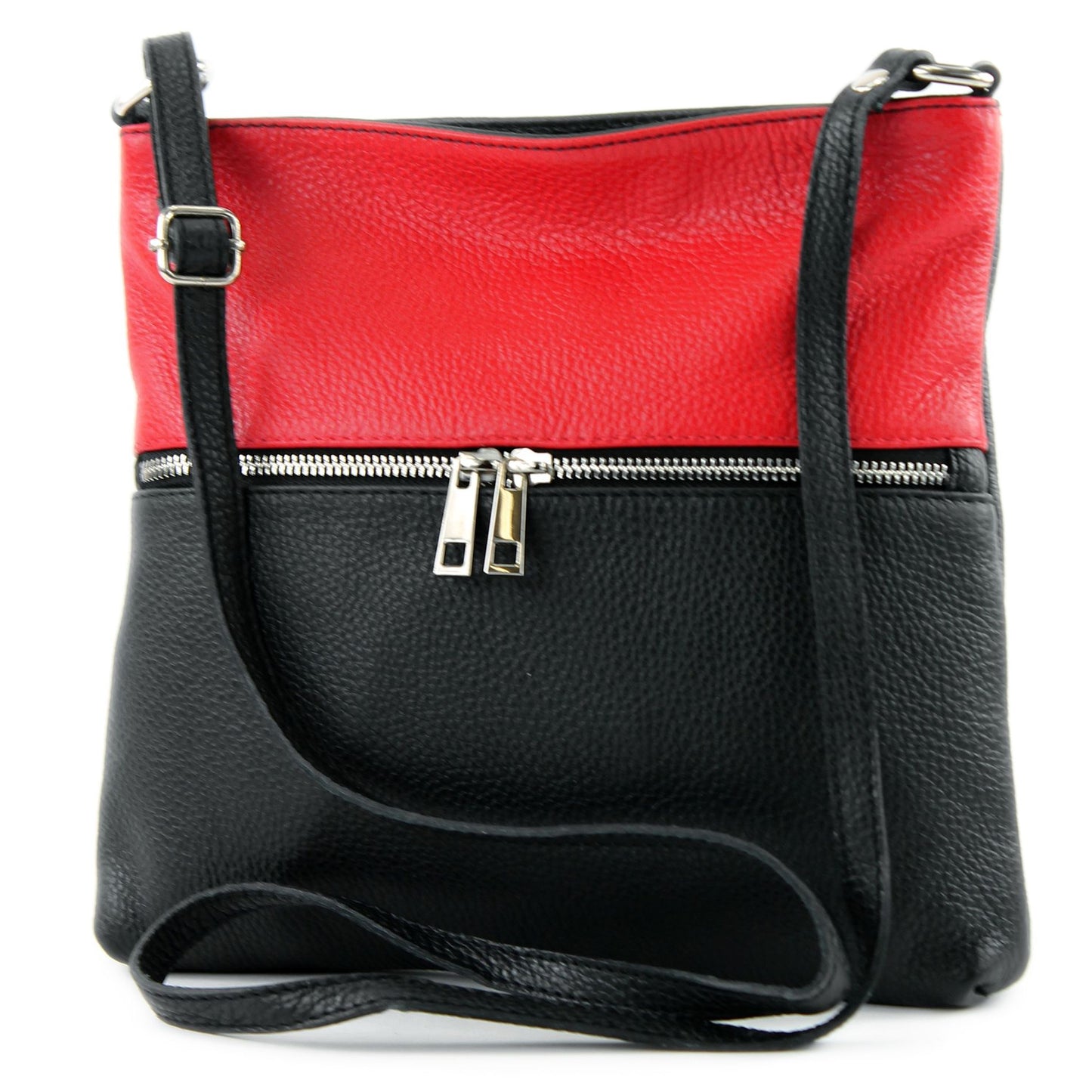 modamoda de T144 Damen Leder Umhängetasche Schultertasche Messenger bag handmade in Italy