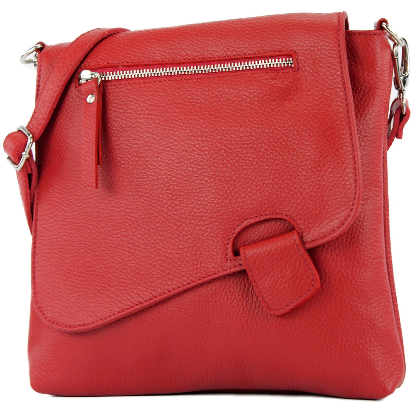 modamoda de - T146 - ital. Umhängetasche Schultertasche aus Leder