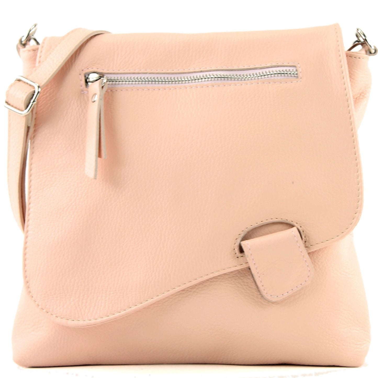 modamoda de - T146 - ital. Umhängetasche Schultertasche aus Leder