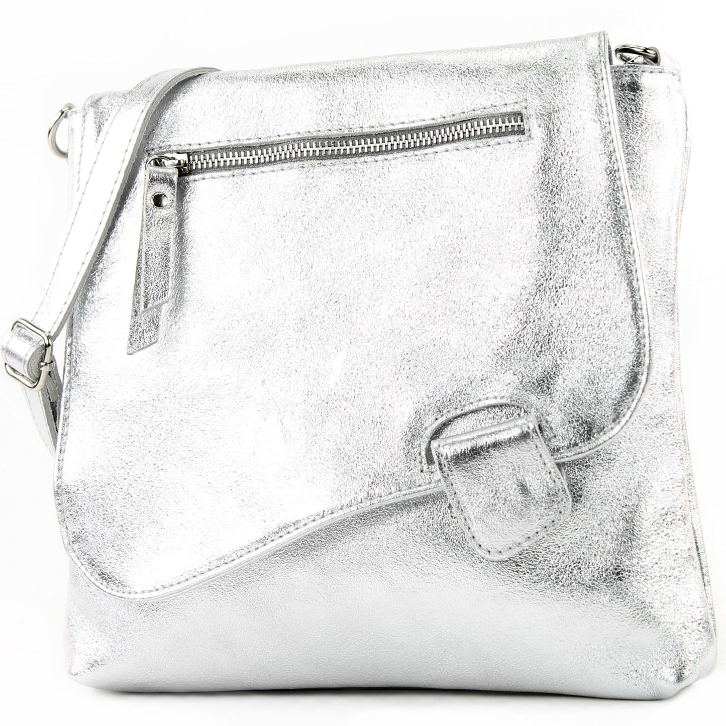 modamoda de - T146 - ital. Umhängetasche Schultertasche aus Leder