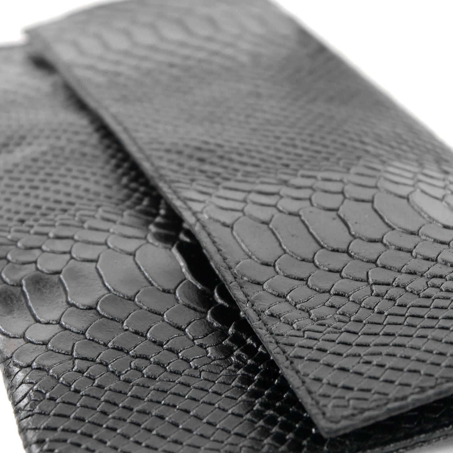modamoda de - T151/M151 - ital. Clutch Wildleder / Leder Metallic