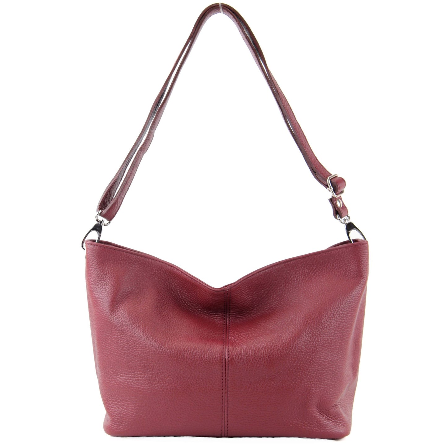 modamoda de - T157 - ital Umhängetasche Schultertasche Leder