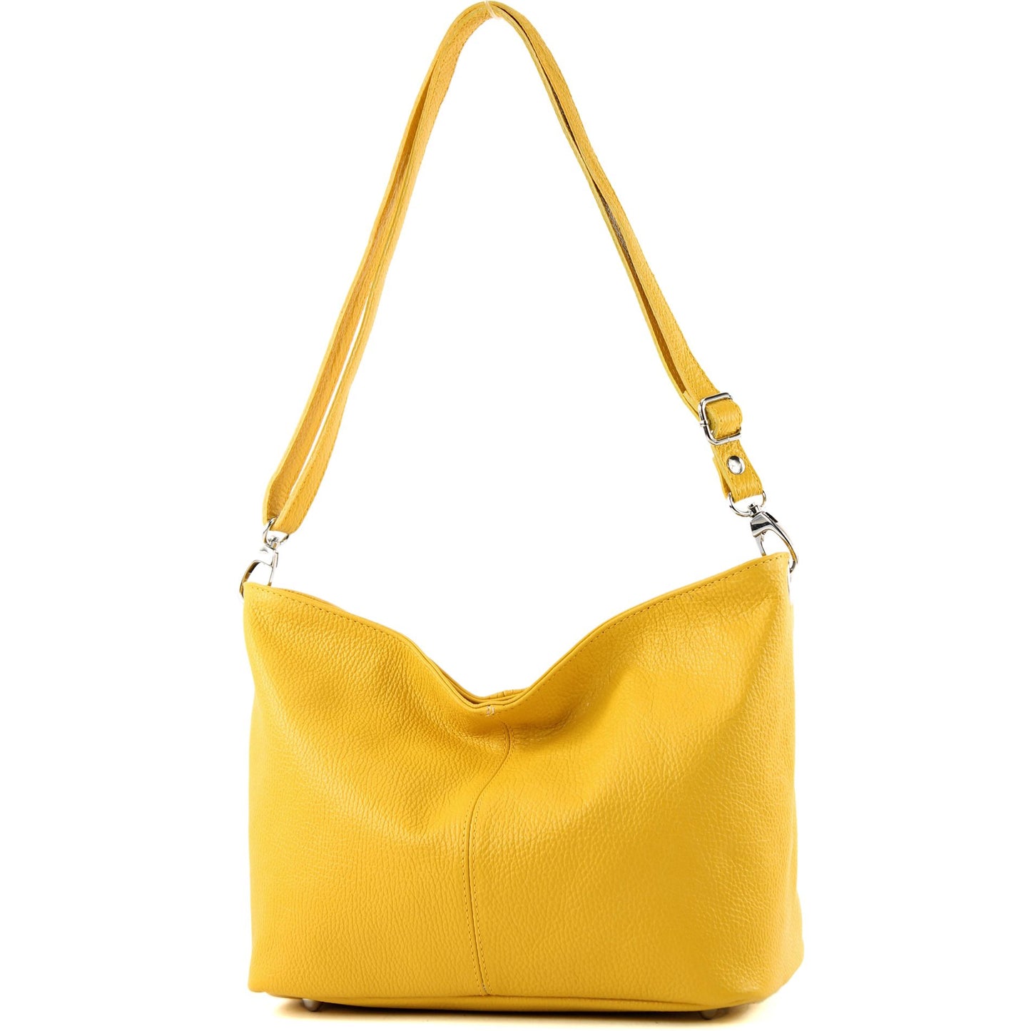 modamoda de - T157 - ital Umhängetasche Schultertasche Leder