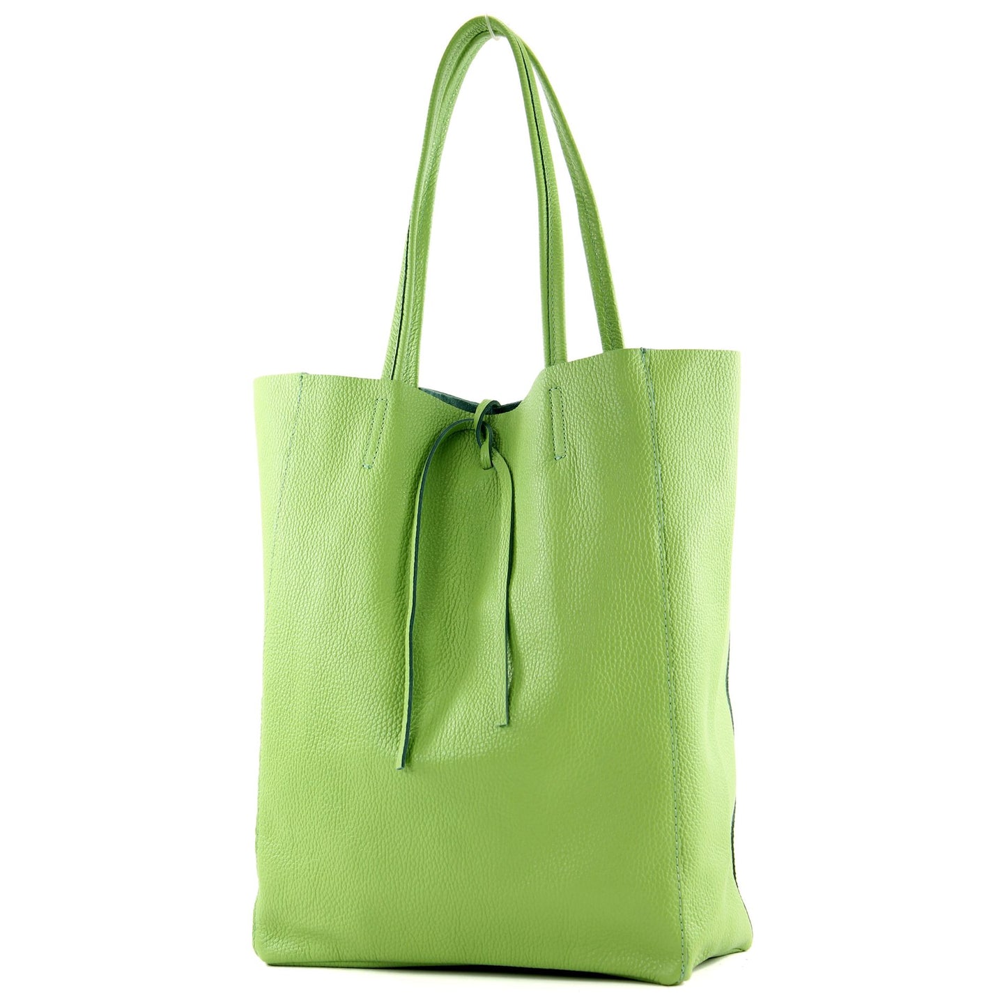 modamoda de T163 Damen Leder Shopper Schultertasche Large mit Innentasche handmade in Italy