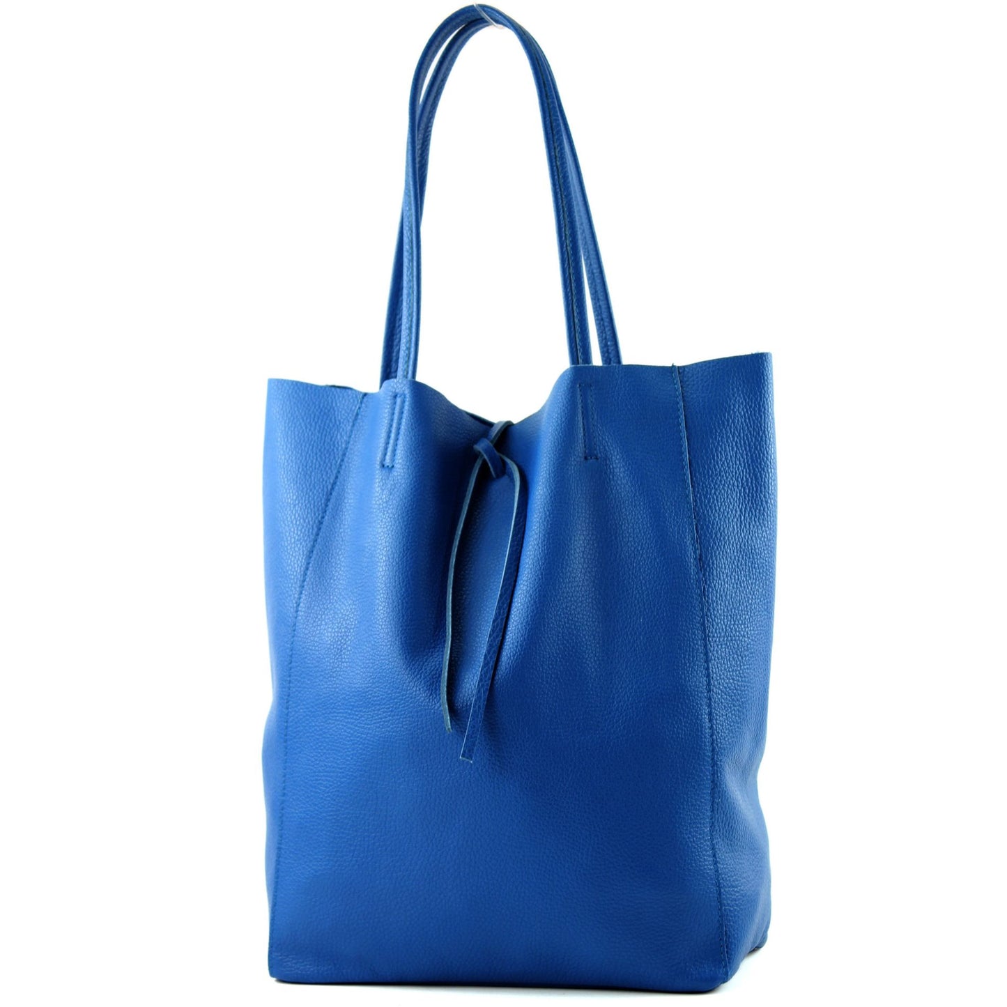 modamoda de T163 Damen Leder Shopper Schultertasche Large mit Innentasche handmade in Italy