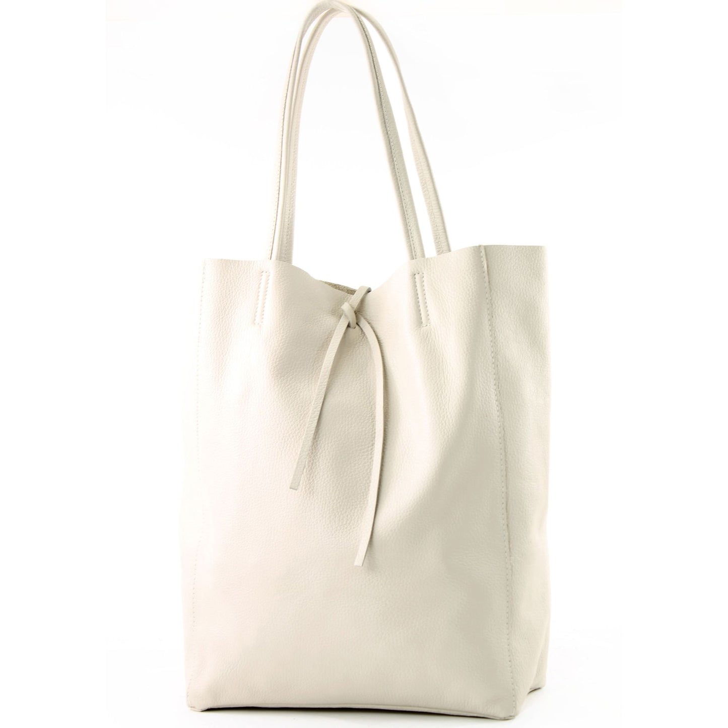 modamoda de T163 Damen Leder Shopper Schultertasche Large mit Innentasche handmade in Italy