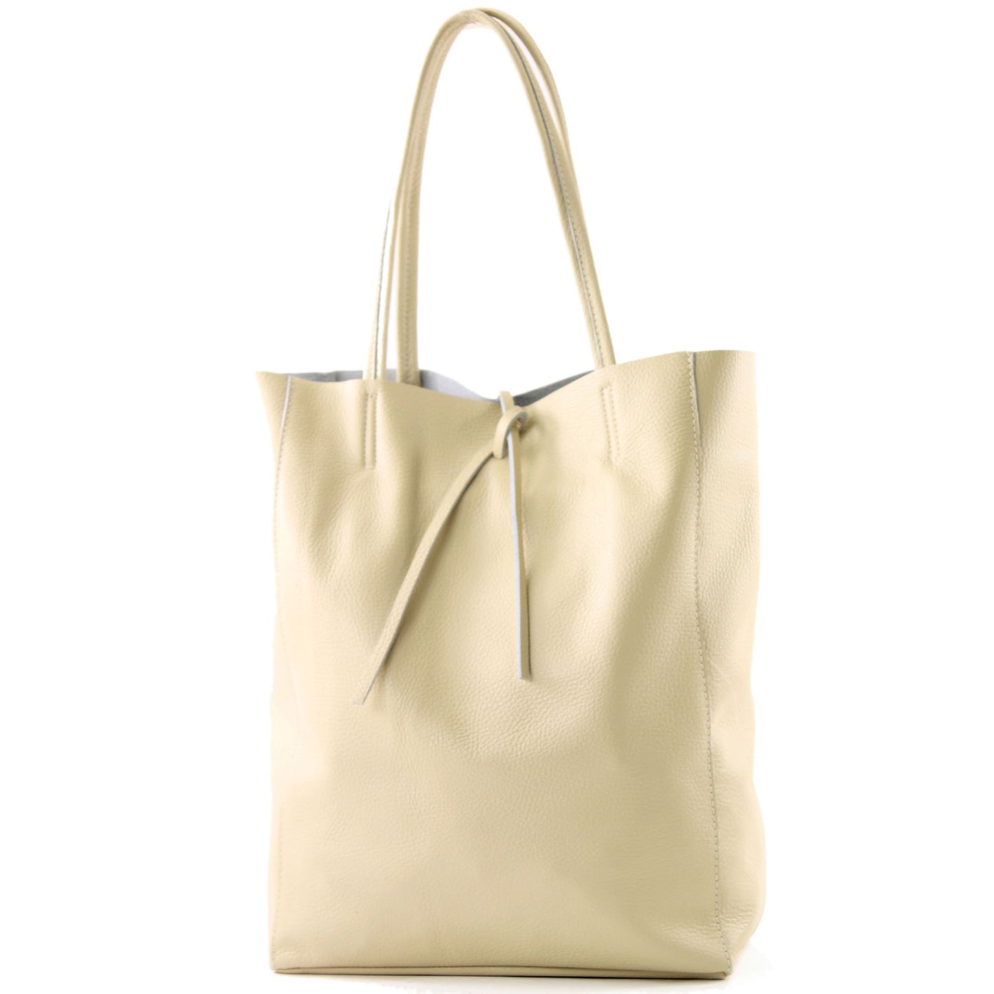 modamoda de T163 Damen Leder Shopper Schultertasche Large mit Innentasche handmade in Italy