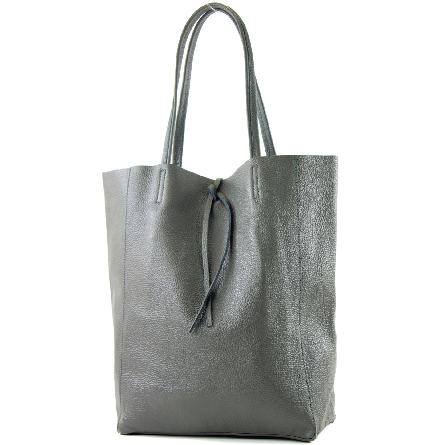 modamoda de T163 Damen Leder Shopper Schultertasche Large mit Innentasche handmade in Italy