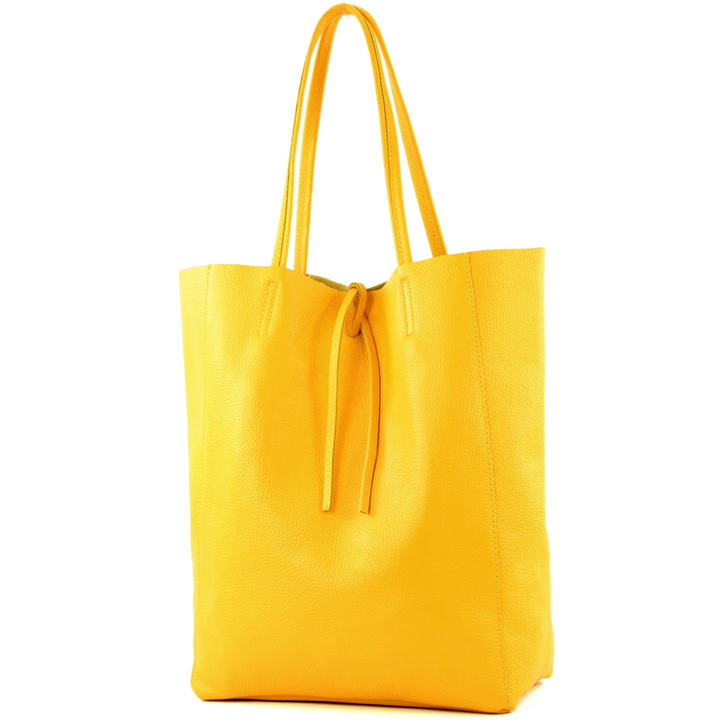 modamoda de T163 Damen Leder Shopper Schultertasche Large mit Innentasche handmade in Italy
