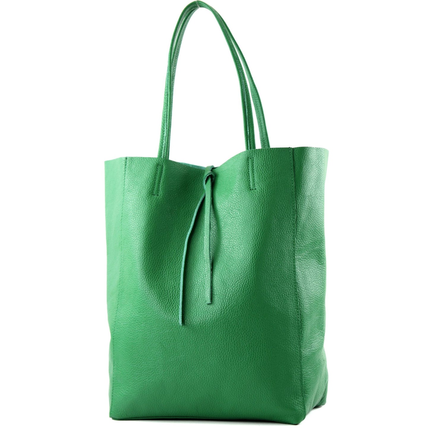 modamoda de T163 Damen Leder Shopper Schultertasche Large mit Innentasche handmade in Italy