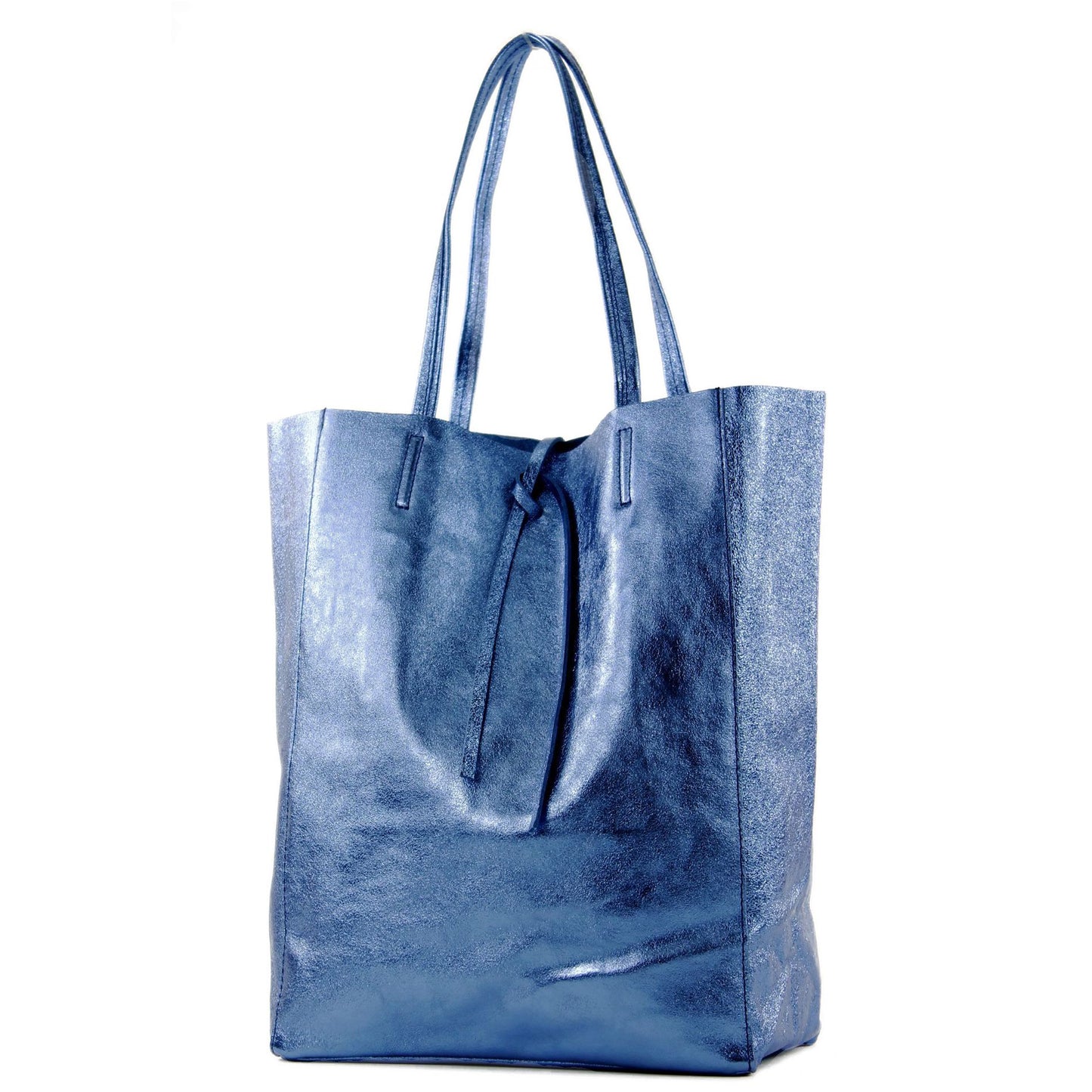 modamoda de T163 Damen Leder Shopper Schultertasche Large mit Innentasche handmade in Italy
