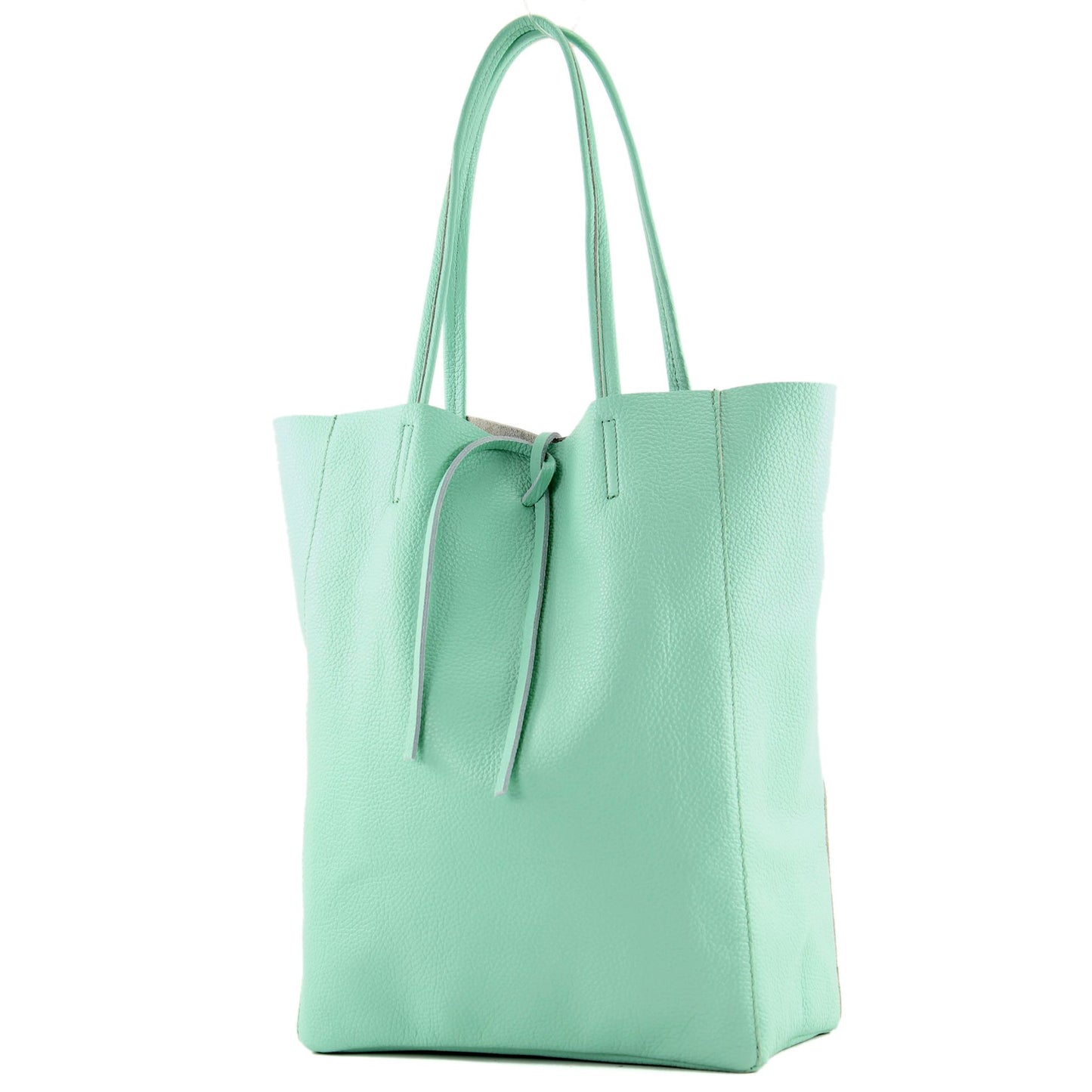 modamoda de T163 Damen Leder Shopper Schultertasche Large mit Innentasche handmade in Italy
