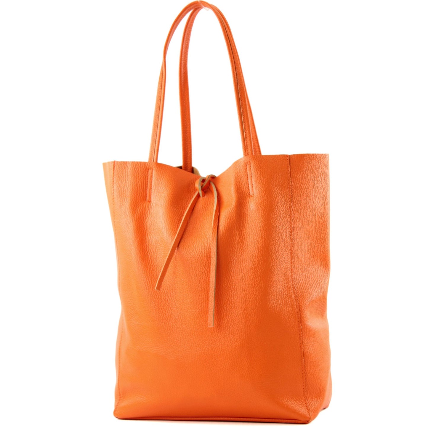 modamoda de T163 Damen Leder Shopper Schultertasche Large mit Innentasche handmade in Italy