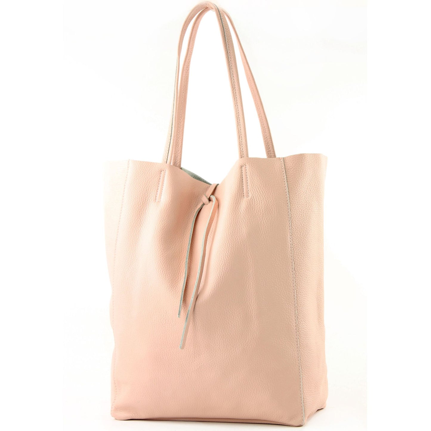 modamoda de T163 Damen Leder Shopper Schultertasche Large mit Innentasche handmade in Italy