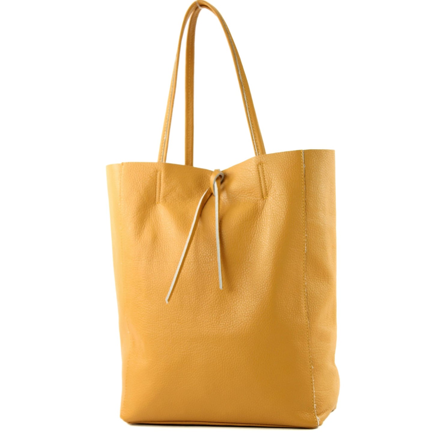 modamoda de T163 Damen Leder Shopper Schultertasche Large mit Innentasche handmade in Italy