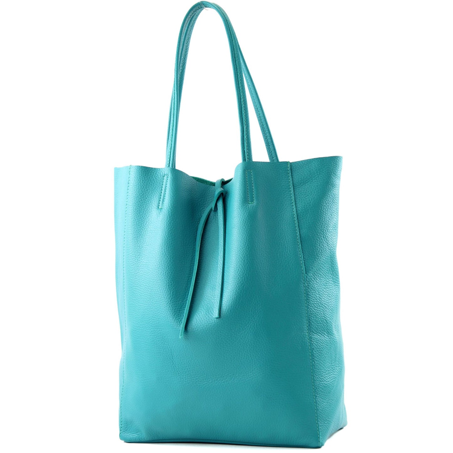 modamoda de T163 Damen Leder Shopper Schultertasche Large mit Innentasche handmade in Italy