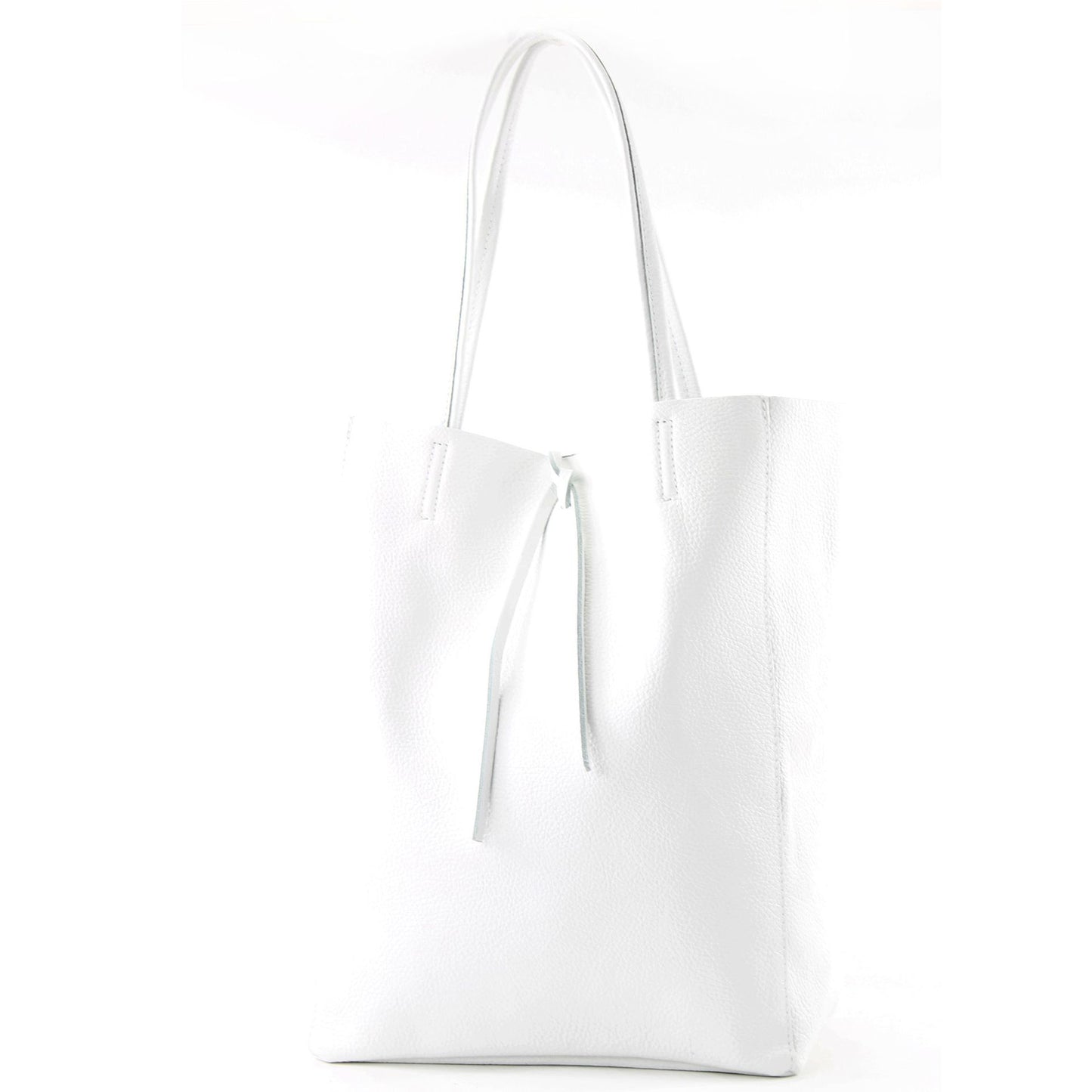 modamoda de T163 Damen Leder Shopper Schultertasche Large mit Innentasche handmade in Italy