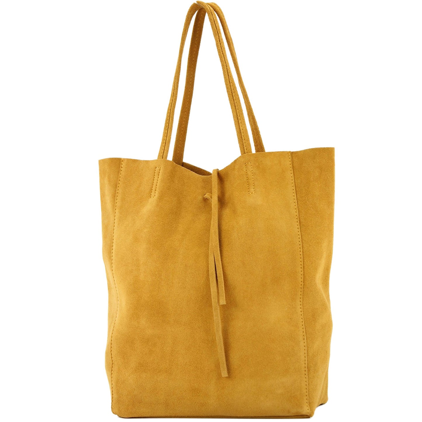 modamoda de T163 Damen Leder Shopper Schultertasche Large mit Innentasche handmade in Italy