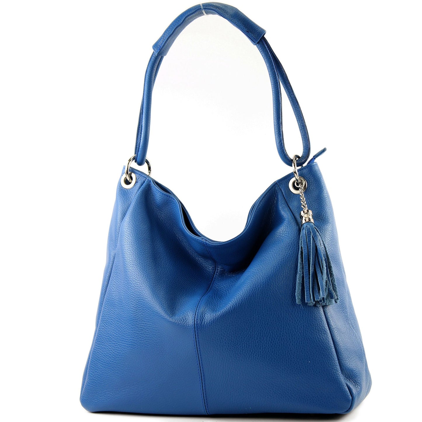 modamoda de - T165 - ital Schultertasche Groß Shopper Leder