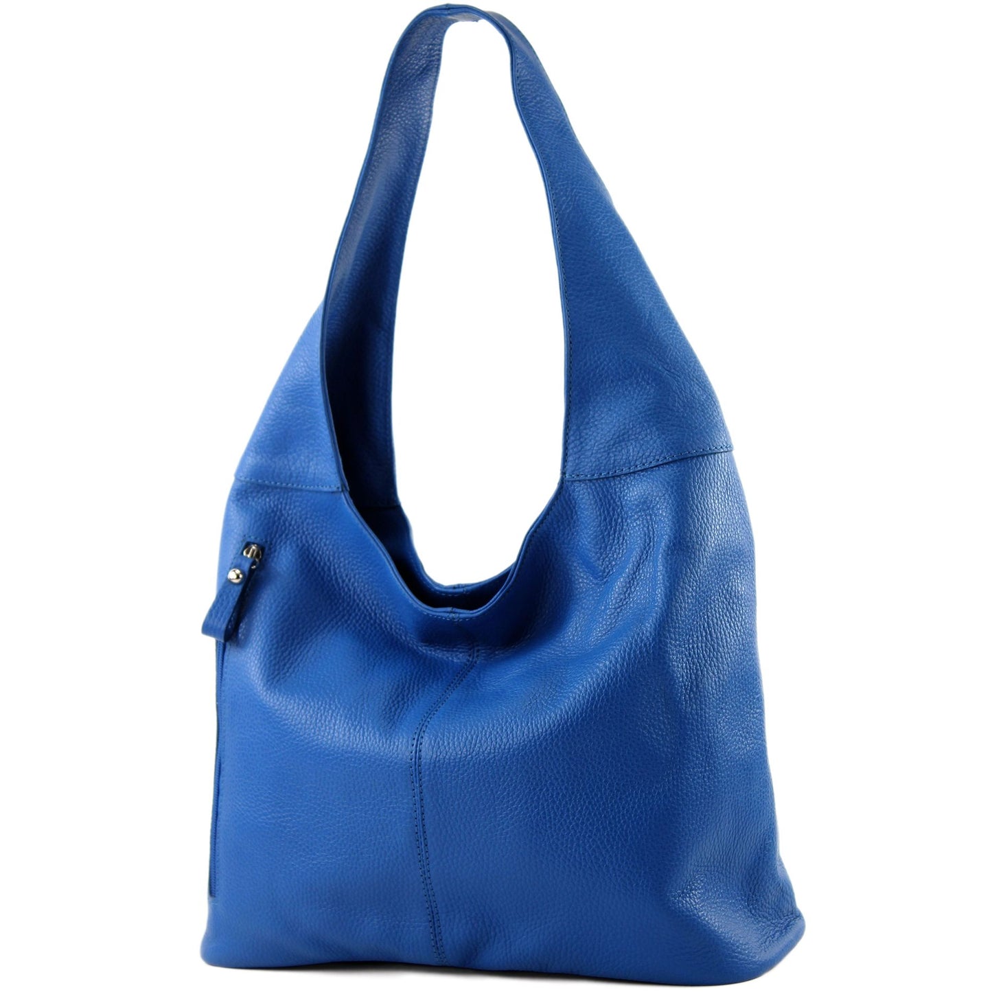 modamoda de - T155 - ital. Schultertasche Shopper aus Leder Groß