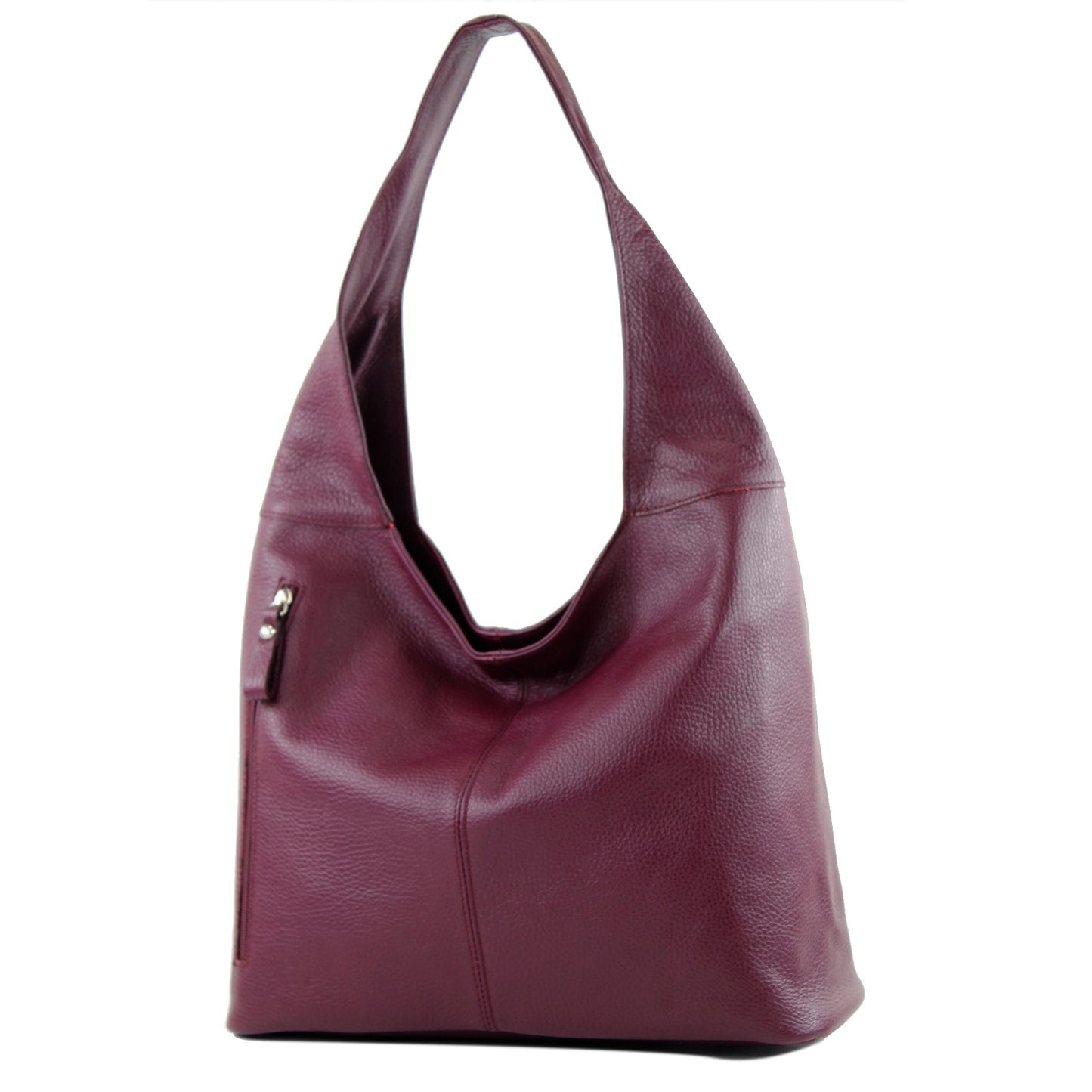 modamoda de - T155 - ital. Schultertasche Shopper aus Leder Groß