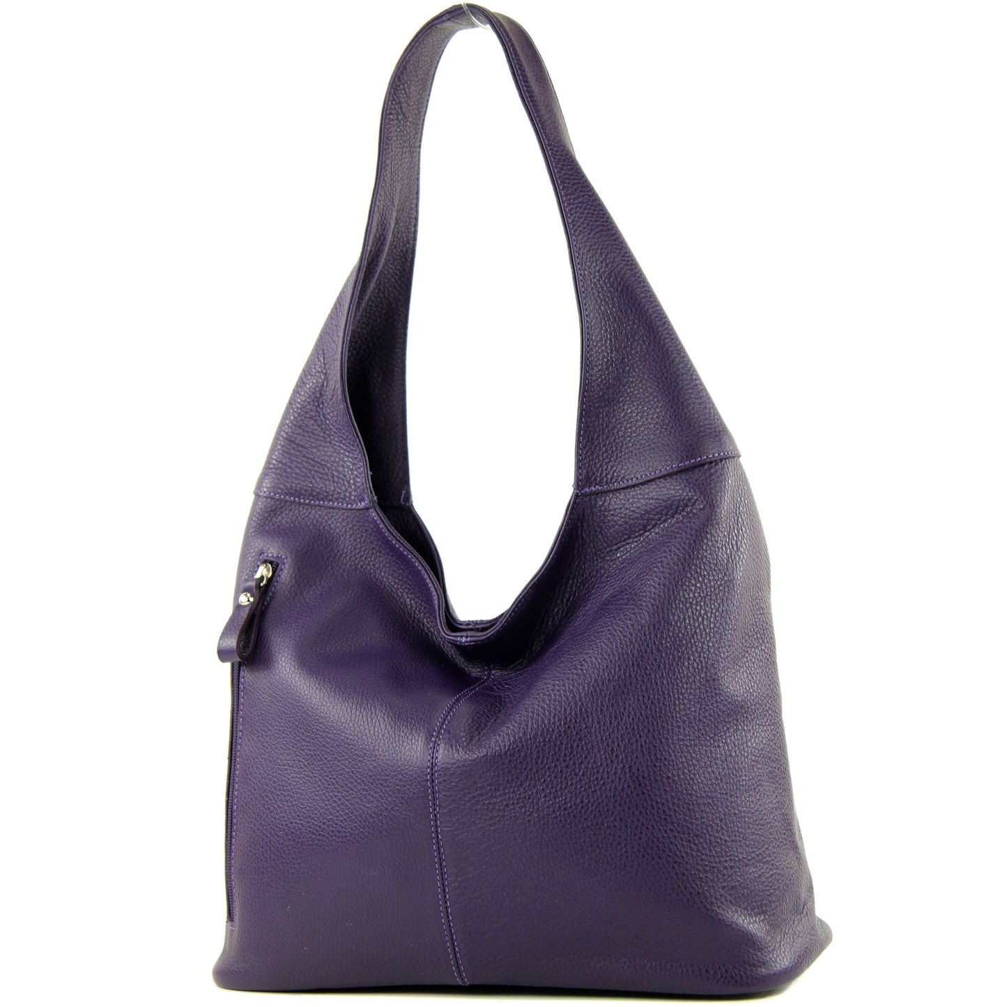 modamoda de - T155 - ital. Schultertasche Shopper aus Leder Groß