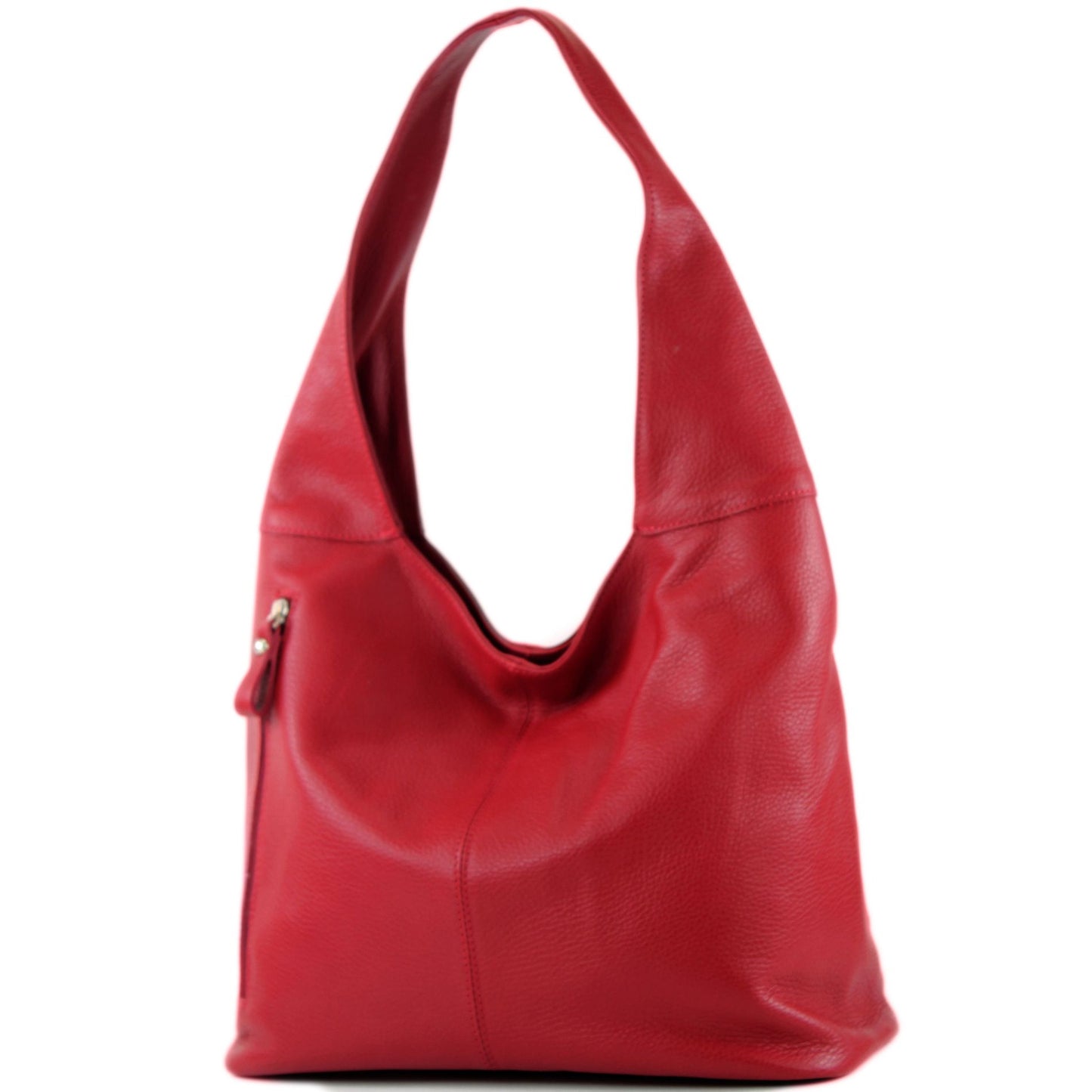 modamoda de - T155 - ital. Schultertasche Shopper aus Leder Groß