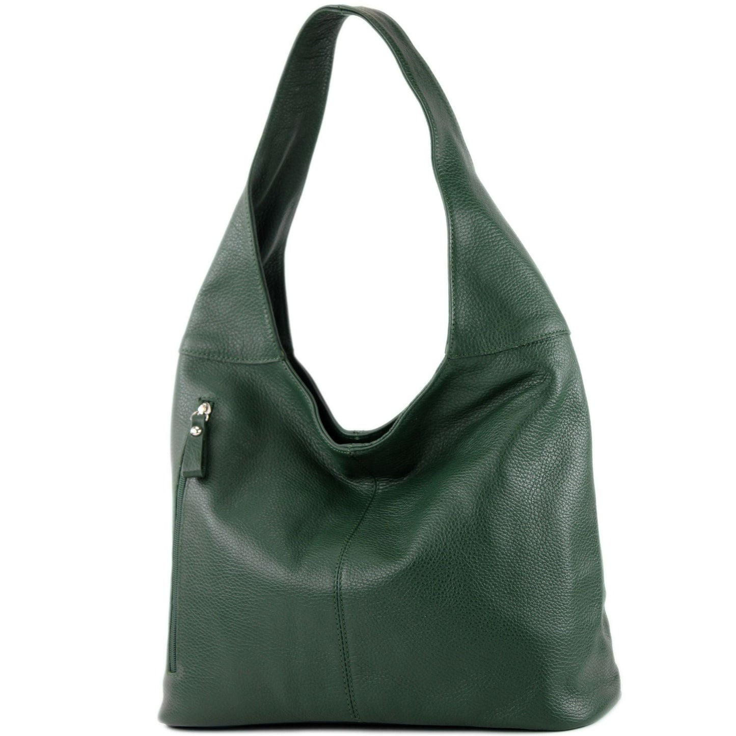 modamoda de - T155 - ital. Schultertasche Shopper aus Leder Groß