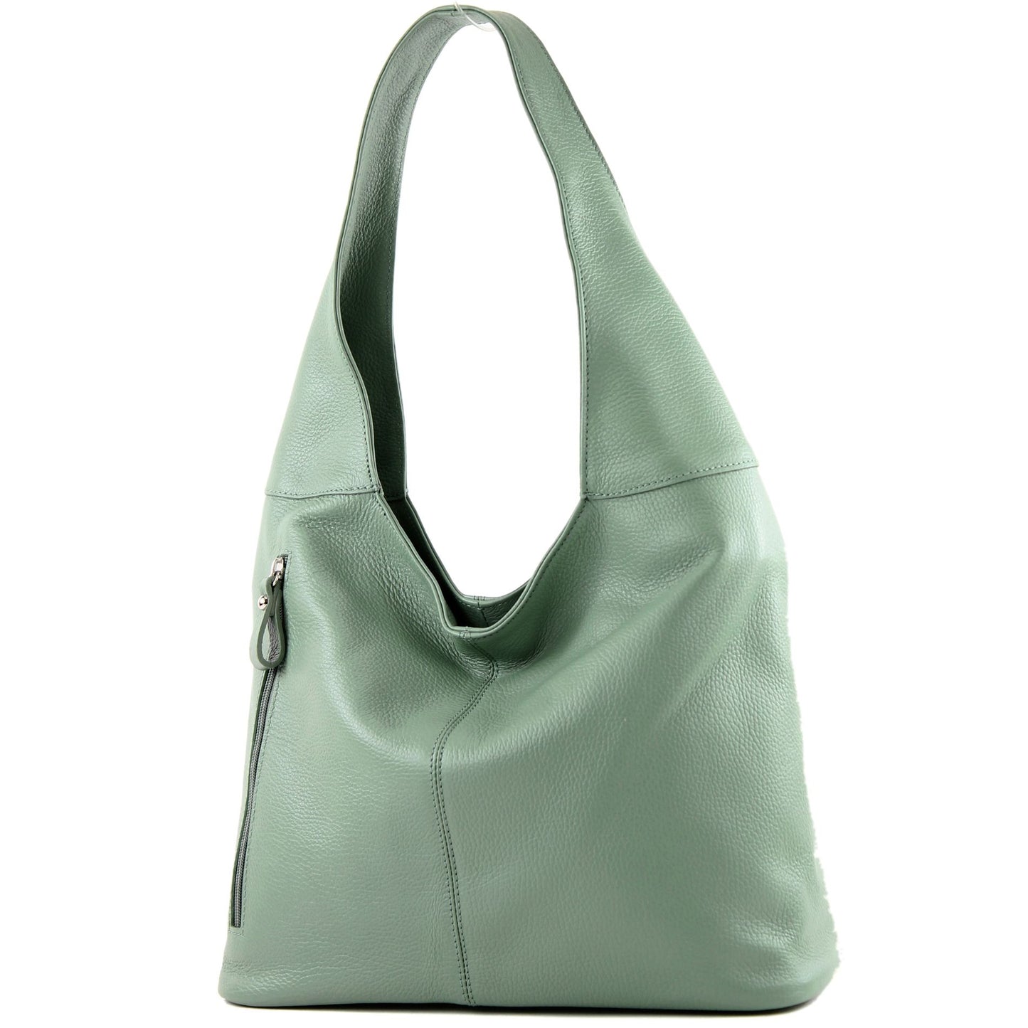 modamoda de - T155 - ital. Schultertasche Shopper aus Leder Groß