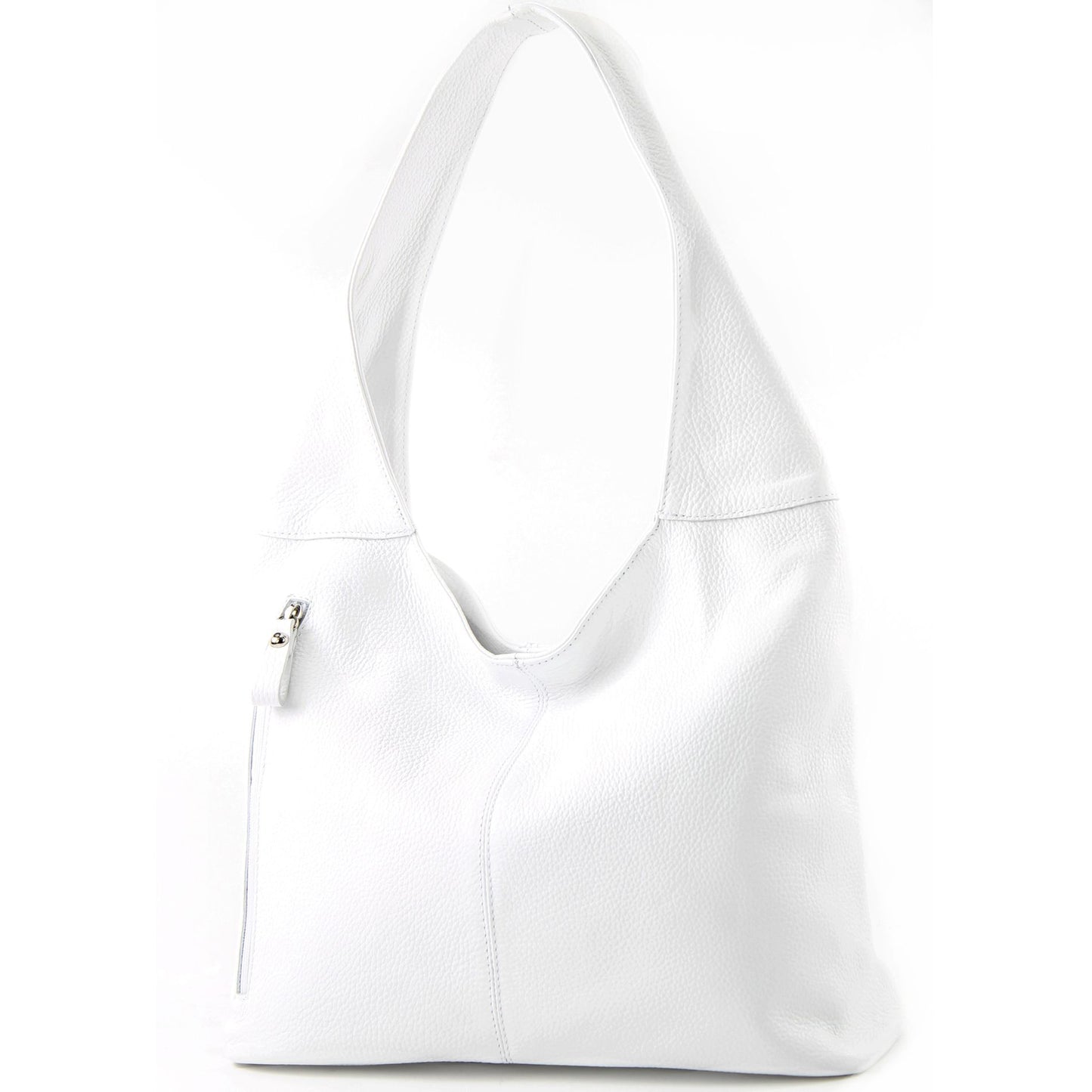 modamoda de - T155 - ital. Schultertasche Shopper aus Leder Groß