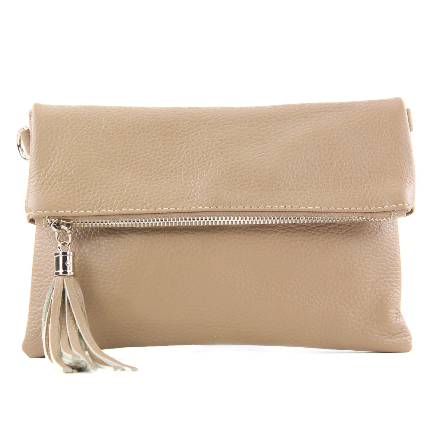 modamoda de T167 Damen Leder Umhängetasche Clutch Small handmade in Italy