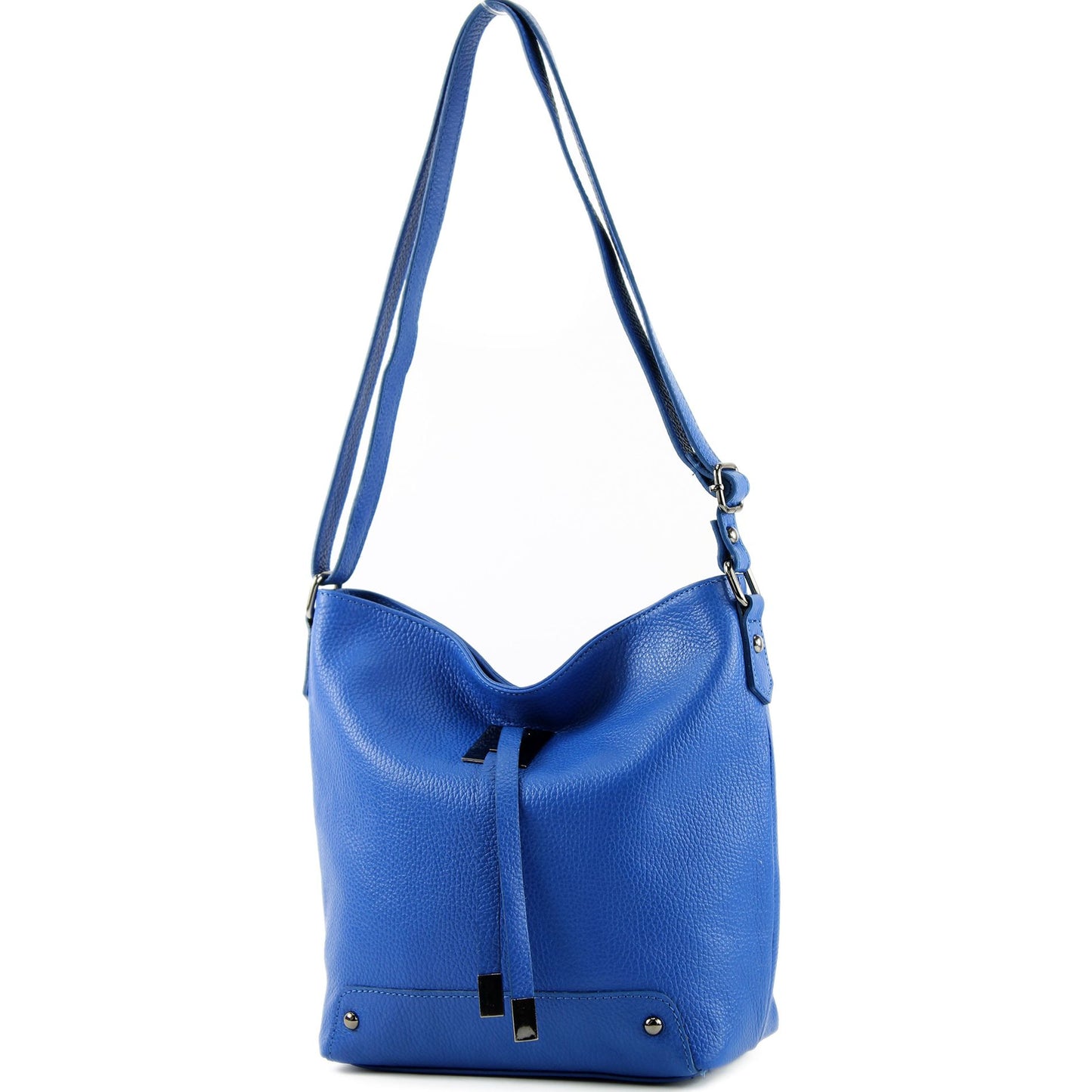 modamoda de - T169 -  ital Umhängetasche Schultertasche aus Leder