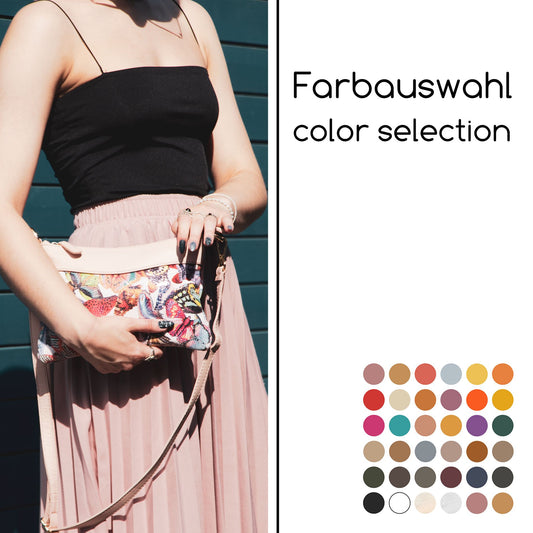 modamoda de - T172A - ital kleine Umhängetasche Nappaleder