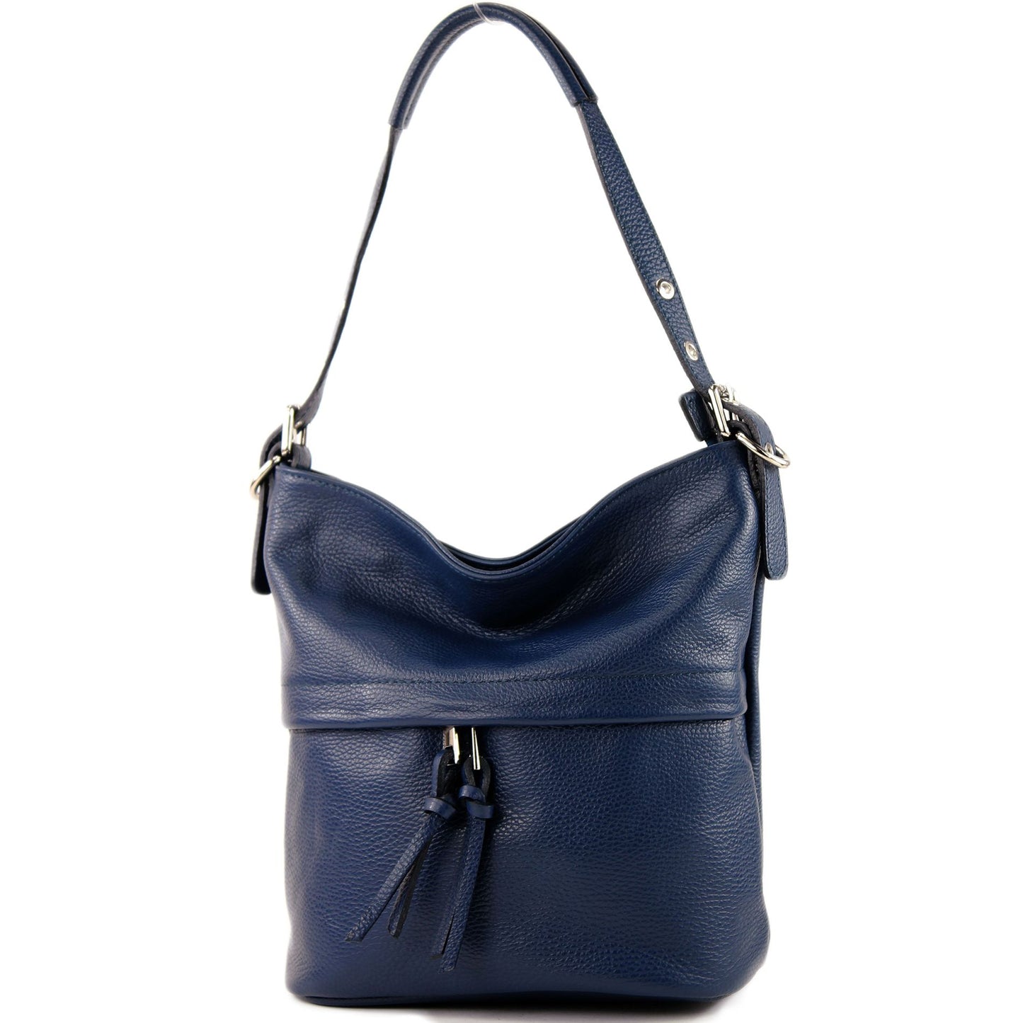 modamoda de - T178 - ital. Umhängetasche Schultertasche aus Leder