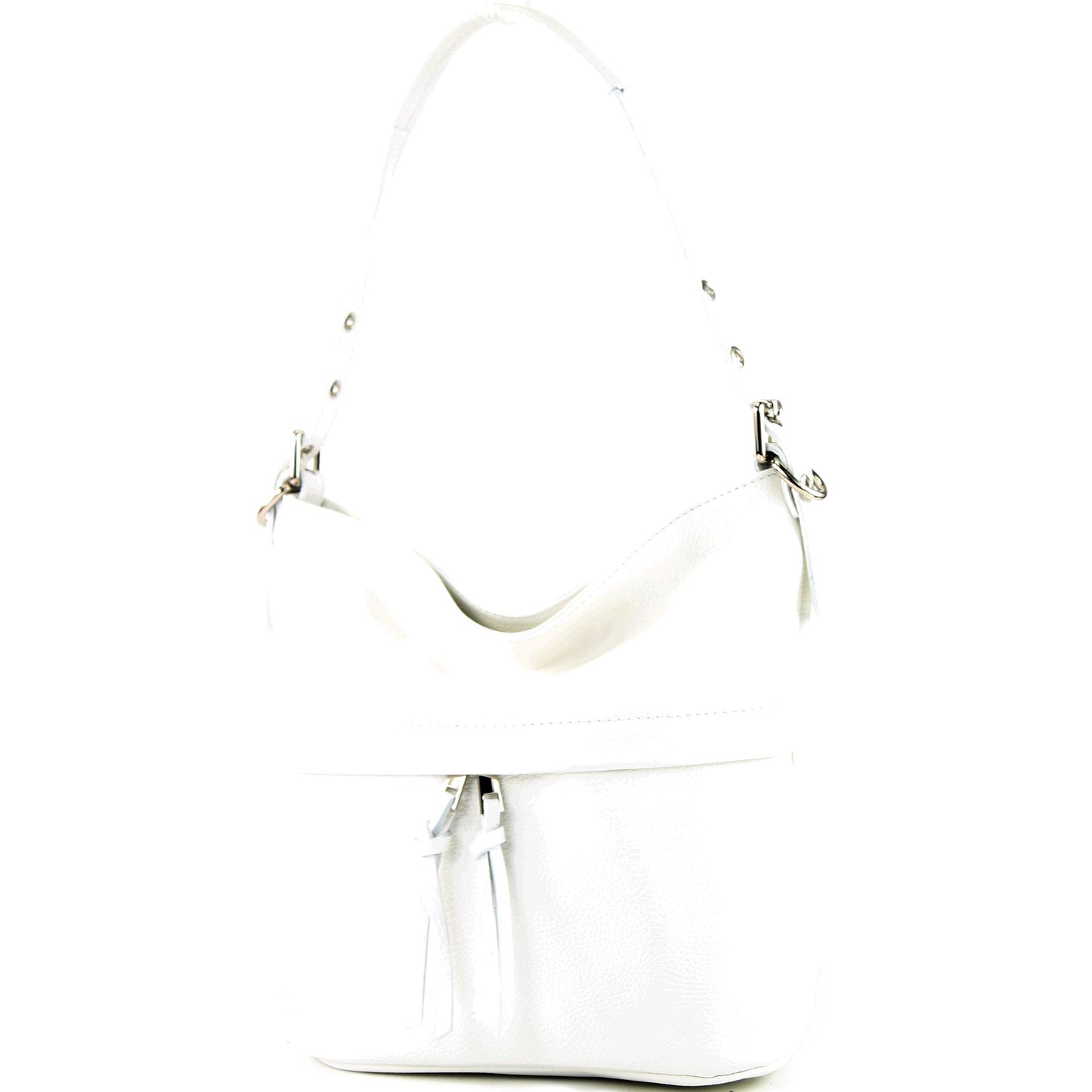 modamoda de - T178 - ital. Umhängetasche Schultertasche aus Leder
