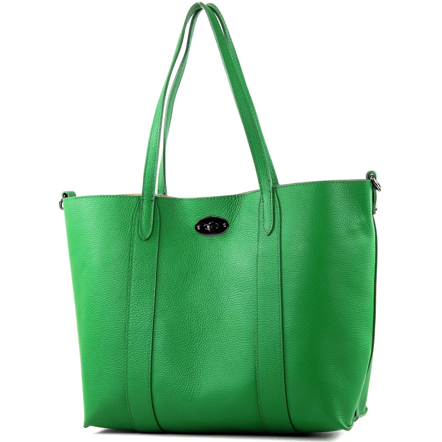 modamoda de - T187 - ital. Shopper DIN A4 Leder Damentasche mit Innentasche