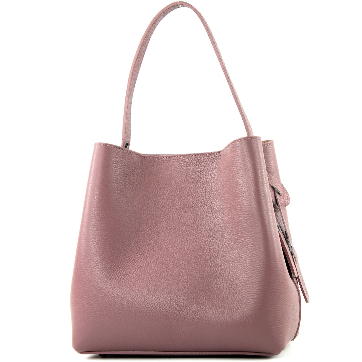modamoda de - T188 - ital. Shopper Henkeltasche aus Leder