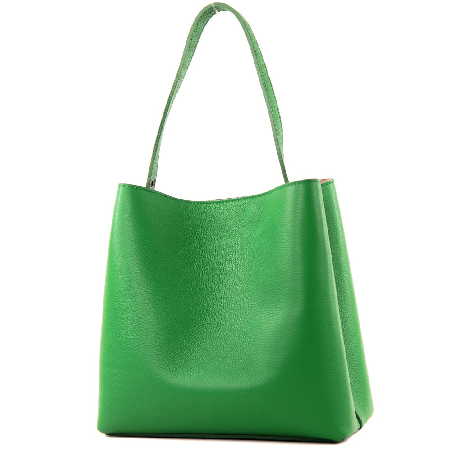 modamoda de - T188 - ital. Shopper Henkeltasche aus Leder