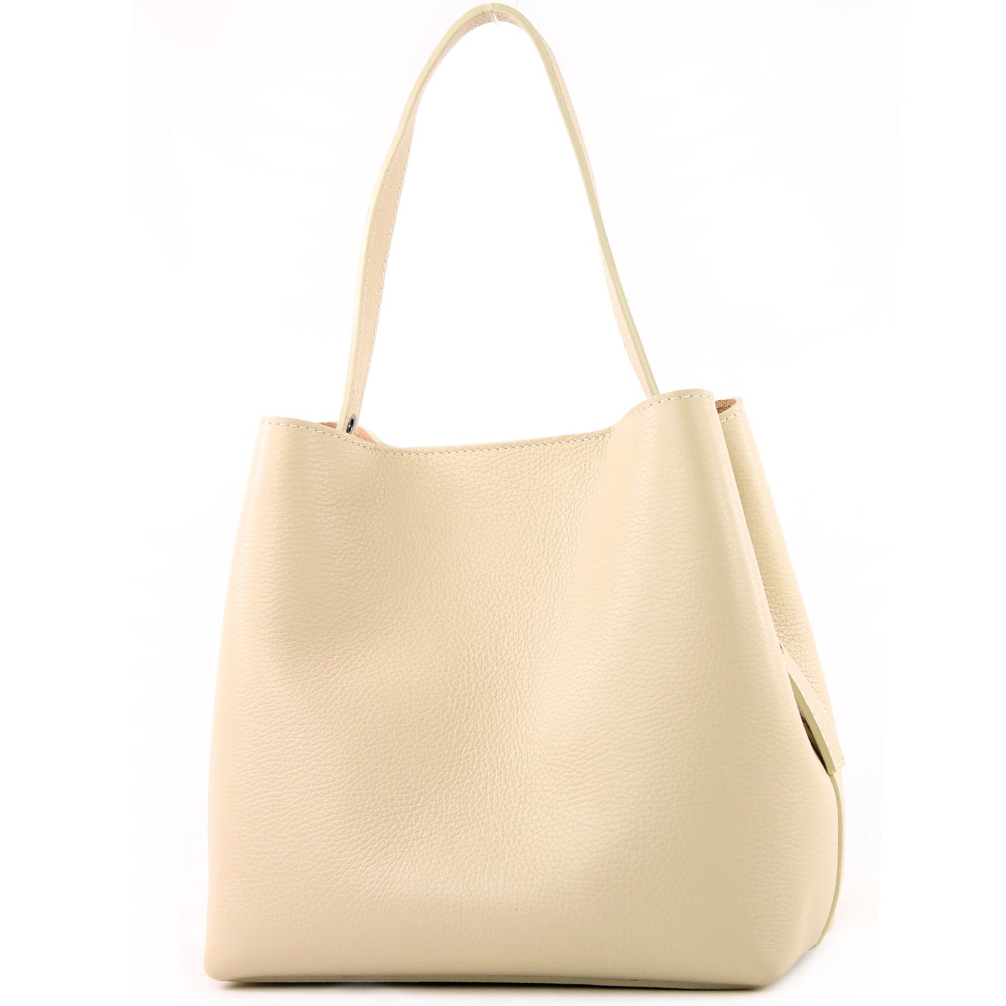 modamoda de - T188 - ital. Shopper Henkeltasche aus Leder