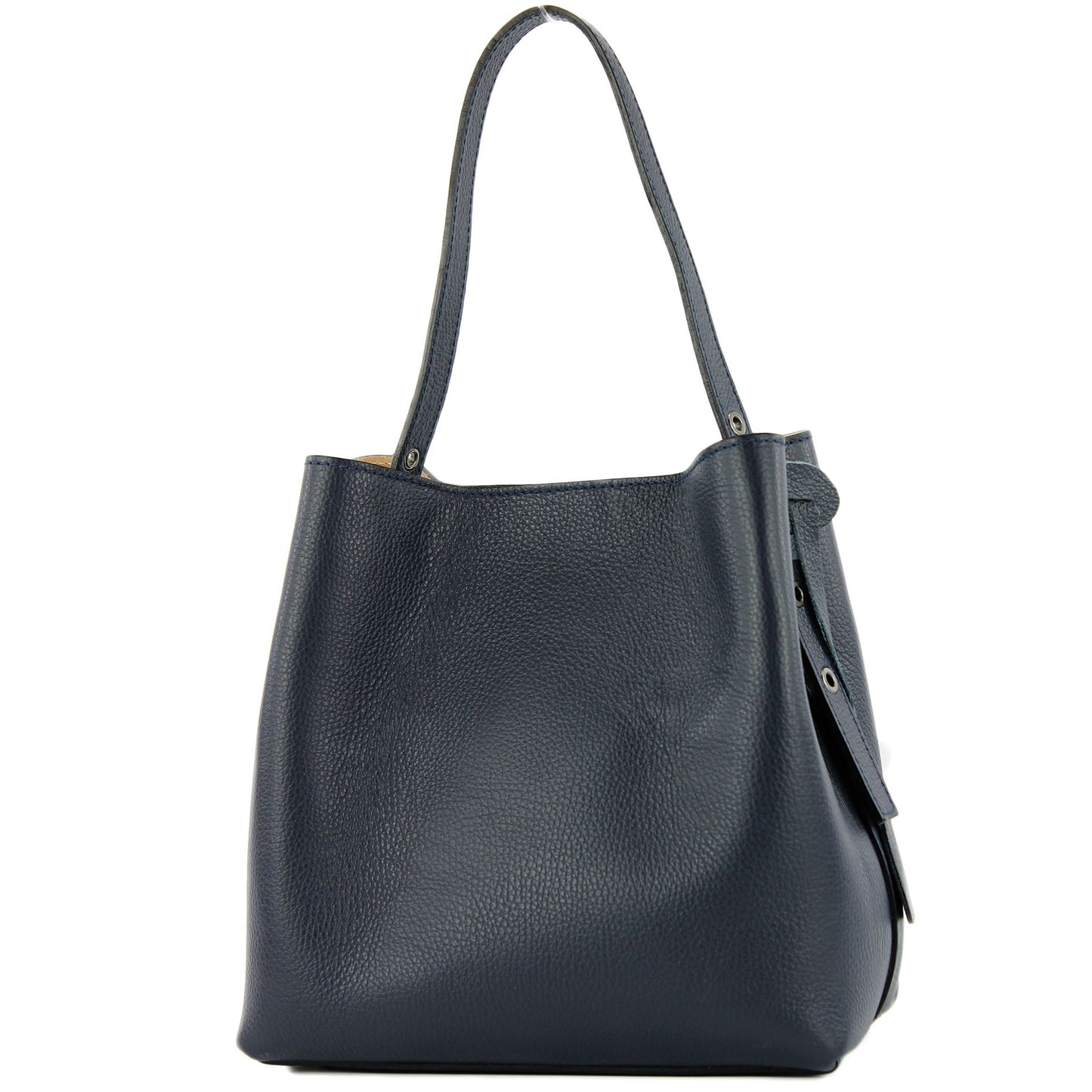 modamoda de - T188 - ital. Shopper Henkeltasche aus Leder