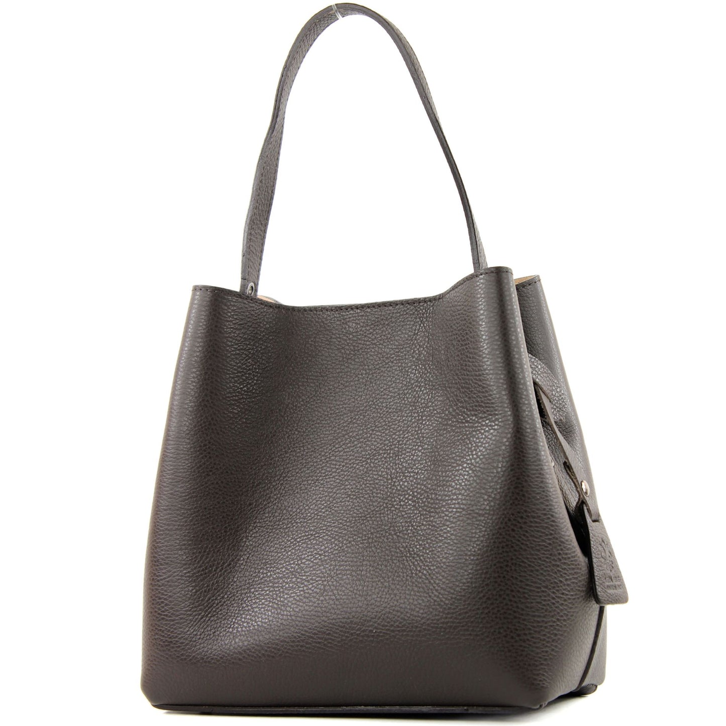 modamoda de - T188 - ital. Shopper Henkeltasche aus Leder