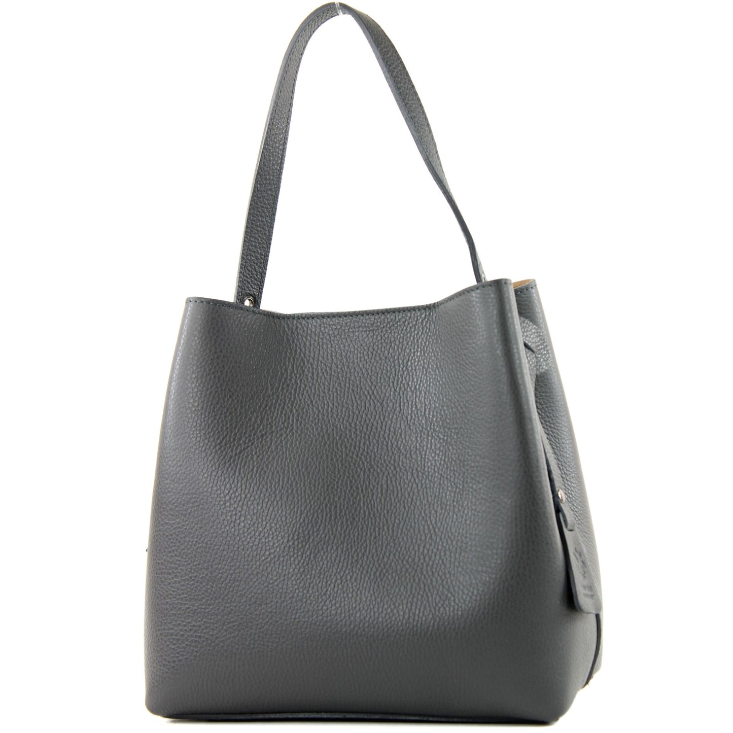 modamoda de - T188 - ital. Shopper Henkeltasche aus Leder