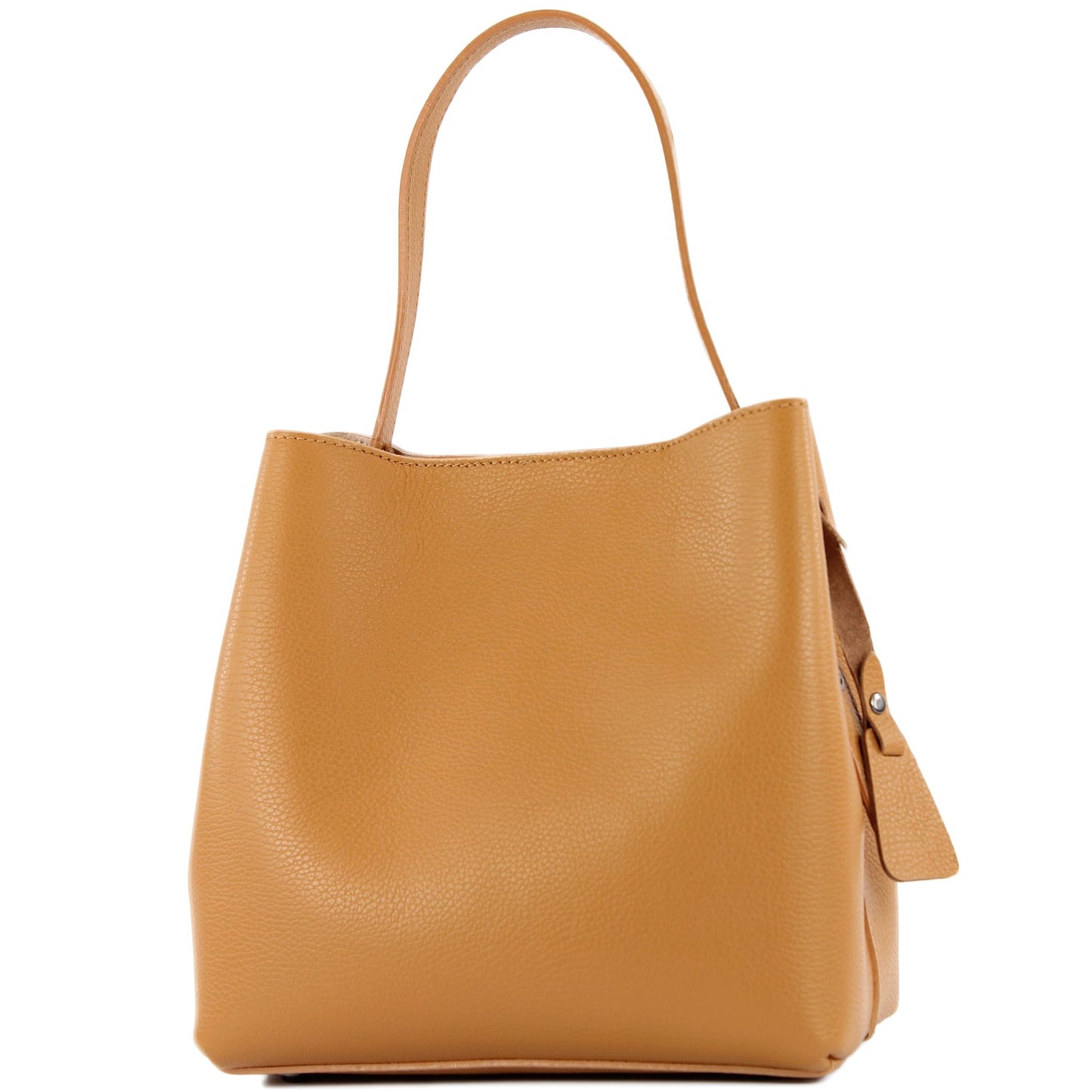modamoda de - T188 - ital. Shopper Henkeltasche aus Leder